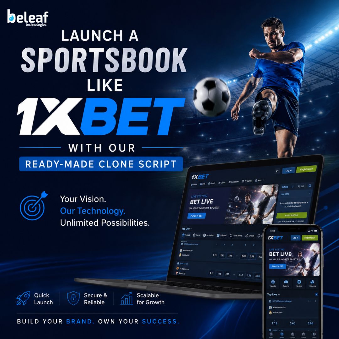 Launch a Sportsbook Like 1xBet with Our Ready-Made Clone Script